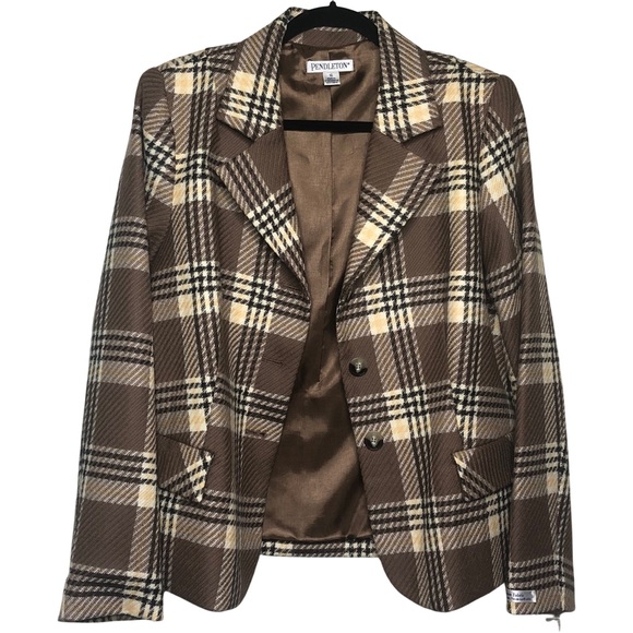Pendleton Jackets & Blazers - Vintage Pendleton Plaid Wool Jacket